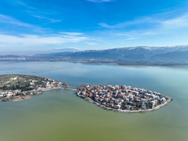 Bursa 'daki Golyazi Yarımadası' nın hava aracı görüntüsü - Türkiye