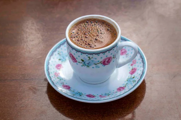 Традиционный Вкусный Турецкий Кофе Концепция Питания — стоковое фото