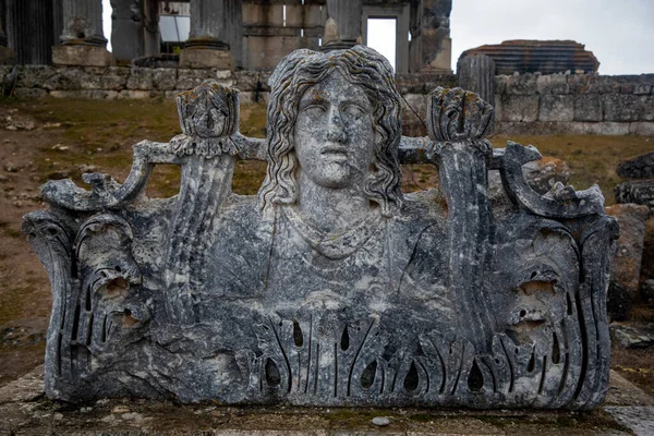 Cavdarhisar Kutahya Turkey February 2023 Antic City Ruins Zeus Temple — Stockfoto