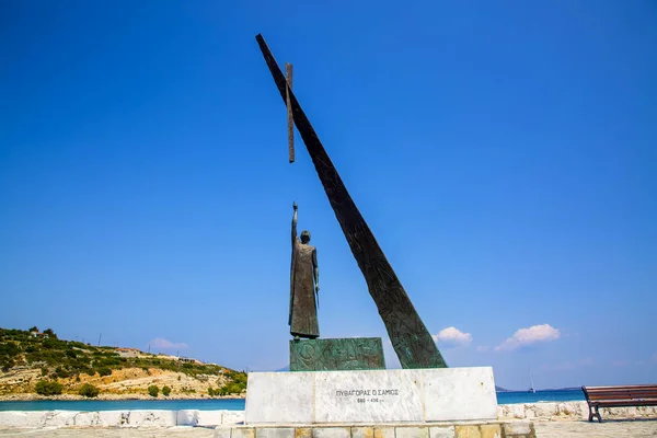 Pythagoras Der Samian Hafen Von Pythagorion Auf Der Insel Samos — Stockfoto
