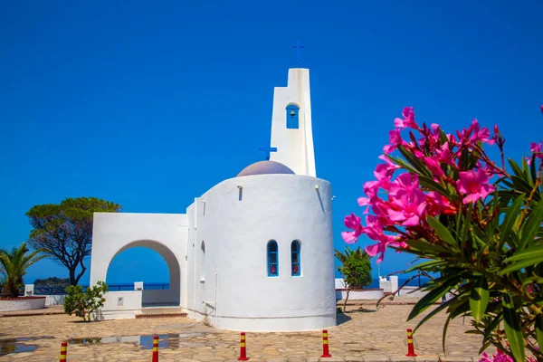 Agios Nikolaos Kirche Stadt Karlovasi Insel Samos Griechenland — Stockfoto