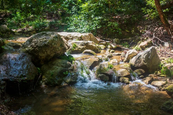 stock image Potami Waterfall, Samos island - Greece