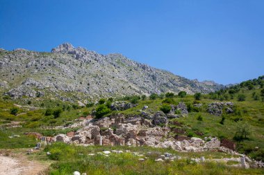Burdur - Türkiye, 27 Haziran 2023, Sagalassos Çeşmesi, Burdur, Türkiye.