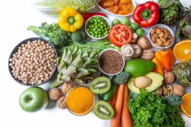 Sağlıklı diyet sebzeleri. Temiz ve detoks yeme.