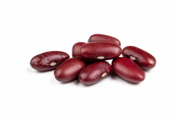 乾燥した小豆 白地の腎臓豆 — ストック写真