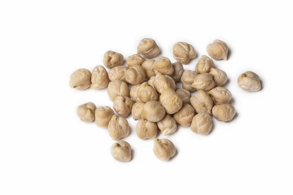 Dried Chickpea White Background — Stock Photo, Image