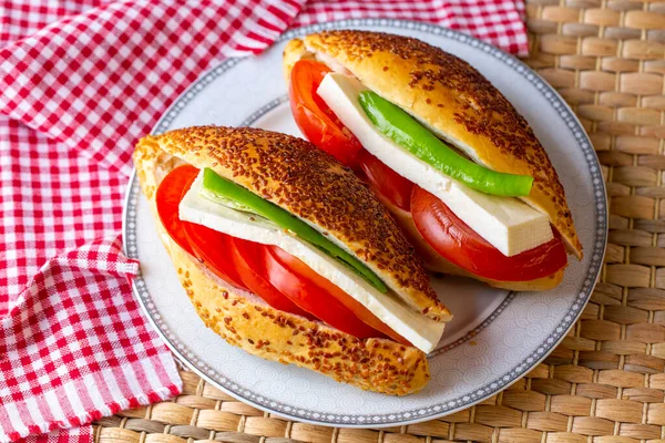 Kumru Traditionelles Türkisches Izmir Sandwich — Stockfoto