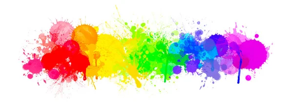 Mancha Multicolor Para Acuarela Plantilla Para Tus Diseños — Foto de Stock