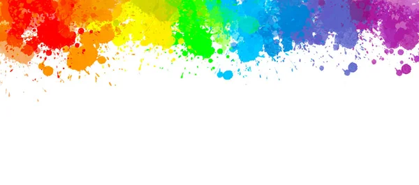 Multicolor Splash Aquarel Vlek Template Voor Ontwerpen — Stockfoto
