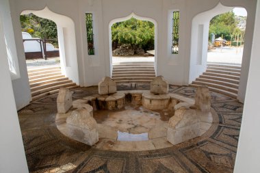 Yunanistan, 10 Nisan 2023, Kalithea Springs Rodos adasındaki Therme Spa