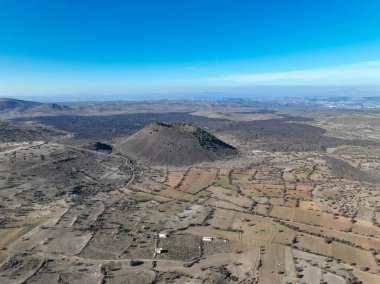 Sandal Divlit Volcano Cone - Kula - Salihli Geopark. Turkish name; Divlit Volkan Konisi