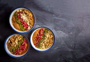 Geleneksel lezzetli Türk tatlıları; Ashura (Emin)