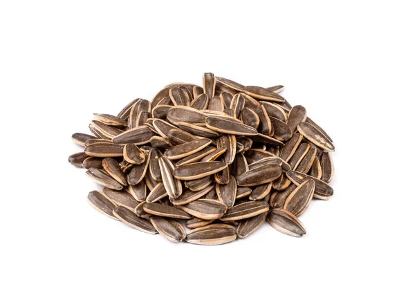 Beyaz arka plan ayçiçeği tohumu