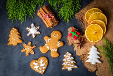 Noel ev yapımı zencefilli kurabiye, zencefilli kurabiye adam 