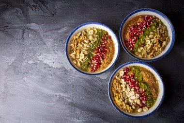 Geleneksel lezzetli Türk tatlıları; Ashura (Emin)