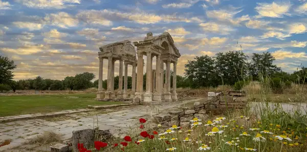 Ancient City Aphrodisias Aydin Turkey Travel Concept Photo — Stock Photo, Image