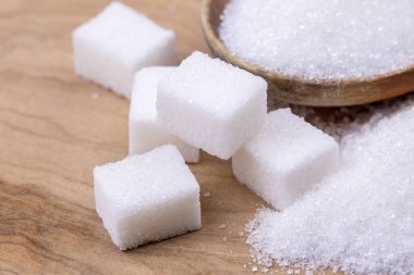 beyaz şeker küp yakın çekim