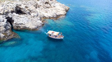 Rodos Adası - Yunanistan, 22 Mayıs 2023, Kalithea Springs Therme ve Beach
