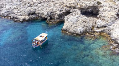 Rodos Adası - Yunanistan, 22 Mayıs 2023, Kalithea Springs Therme ve Beach