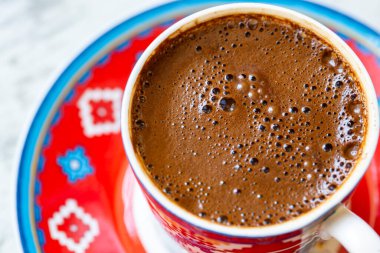 Traditional delicious Turkish coffee 