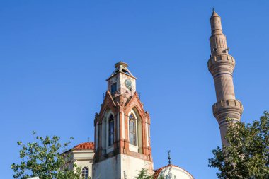 Ayvalik / Türkiye, 26 Eylül 2019, Ayvalik / Balikesir Saatli Camii