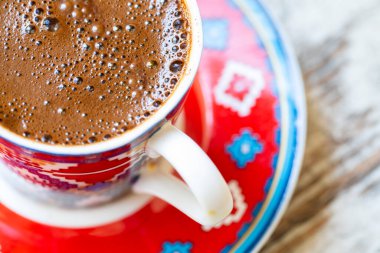 Traditional delicious Turkish coffee 