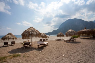 Çıralı Olympos Beach görünümü. Antalya İli. Türkiye