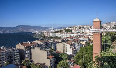 Izmir / Türkiye, tarihi Asansör (Asansör). Seyahat kavramı fotoğraf. 