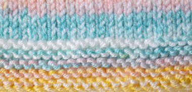 Örülmüş doku. Yünden desenli kumaş. Arka plan, kopyalama alanı. El yapımı süveter deseni, yün örgü deseni