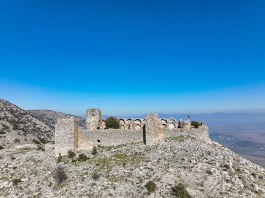 Keci Kalesi, Selcuk, İzmir, Türkiye. Keçi Kalesi Eski Kale. 