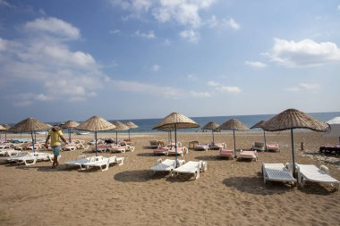 Çıralı Olympos Beach görünümü. Antalya İli. Türkiye