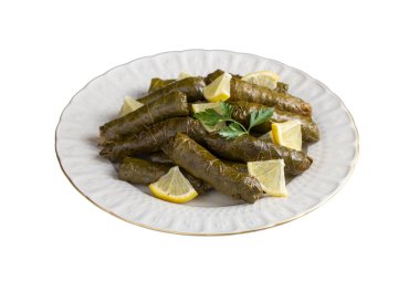 Geleneksel lezzetli Türk yemekleri; Dolma yaprak (Yaprak sarmasi)