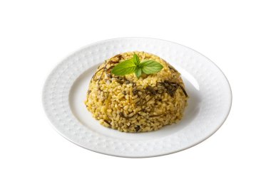 Bitkisel bulgur pilavı. Van bölgesinden 