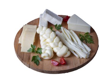 Geleneksel çeşitli peynirler, ip, örgü ve Cecil peyniri, Türk şarküteri konsepti