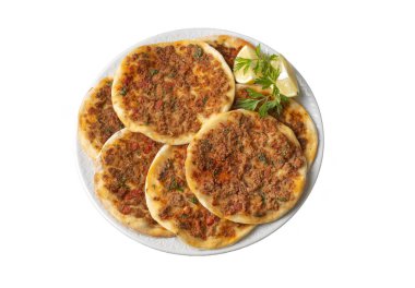 Türk yemeği Findik Lahmacun - Mini Pizza