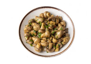 Lezzetli mantarlar sote (Türkçe: Mantar sote))