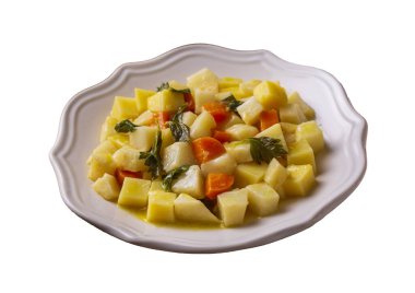 Türk zeytinyağı gıdaları; kereviz (Türkçe adı; Zeytinyagli kereviz)