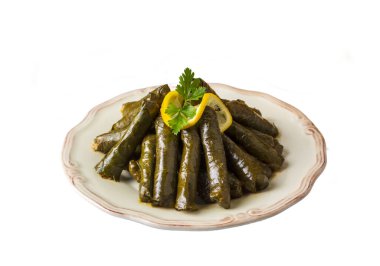 Geleneksel lezzetli Türk yemekleri; Dolma yaprak (Yaprak sarmasi)