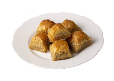 Geleneksel Türk tatlıları; el yapımı ceviz baklavası. Türkçe adı: cevizli baklava