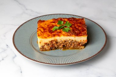 Musakka - geleneksel Yunan yemeği