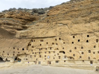 Karaman - Konya - Turkey, 20 April, 2024, Taskale historic granaries in the town Karaman of Konya ,Turkey clipart