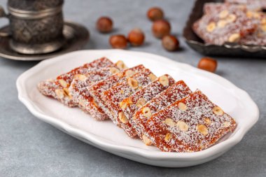 Geleneksel lezzetli Türk tatlıları.