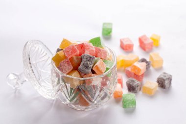 Geleneksel lezzetli Türk lokumu, Türk Ramazan Şeker Şekeri