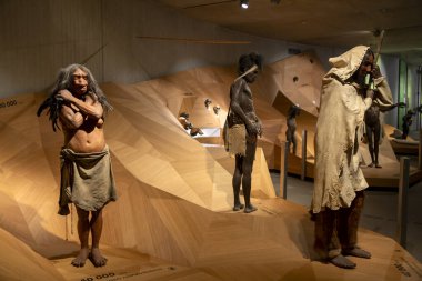 Düsseldorf, Almanya, 16 Şubat 2024, Neanderthal Müzesi