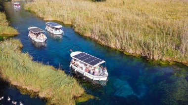 Akyaka - Mugla - Türkiye, 14 Ekim 2024, Akyaka Nehri manzaralı.