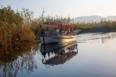 Akyaka - Mugla - Türkiye, 14 Ekim 2024, Akyaka Nehri manzaralı.