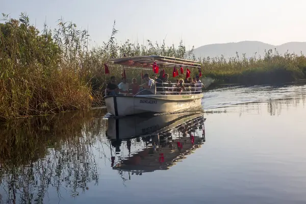 Akyaka - Mugla - Türkiye, 14 Ekim 2024, Akyaka Nehri manzaralı.