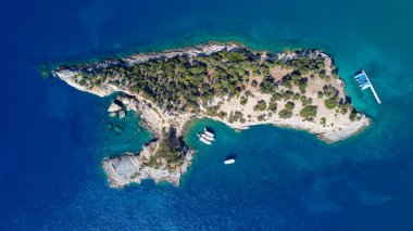 İnsansız hava aracı Delikli Adası, Dalyan - Mugla - İzmir