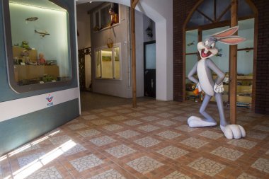 Antalya, Turkey - October 25, 2024: Toy museum with cartoon characters clipart