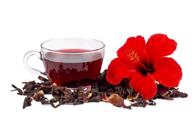 Ebegümeci çayı, çiçek ve kuru çiçeği